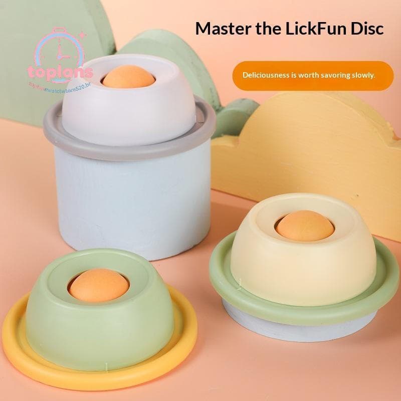 TOPLA Pet Lick Mat : Alimentador Lento Interativo Para Cães E Gatos , Promove A Saúde Dentária