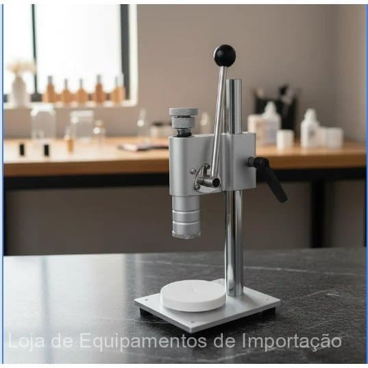 Máquina de selagem multifuncional manual para pequenos frascos de perfume e potes de cosméticos