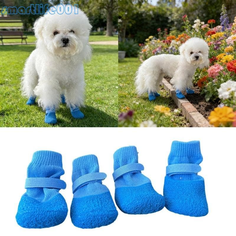 S * Sapatos Impermeáveis Para Animais Estimação, Resistentes, Confortáveis, Proteção Vários Climas