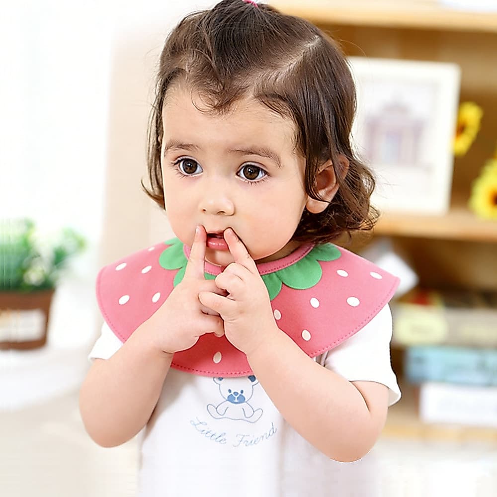 Babador De Algodão Para Bebê , Toalha De saliva , 360 Graus , Giratório , À Prova D'água , Cinto Infantil , Bolso Bebês