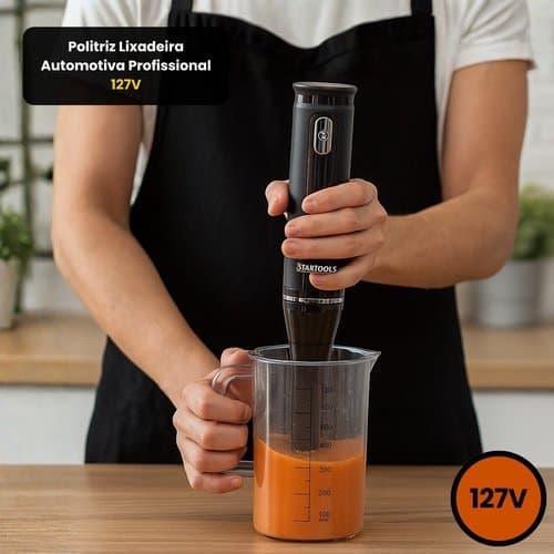 Mixer Cozinha Copo 700ml Motor Potente Acabamento Resistente 127v Cores Variadas