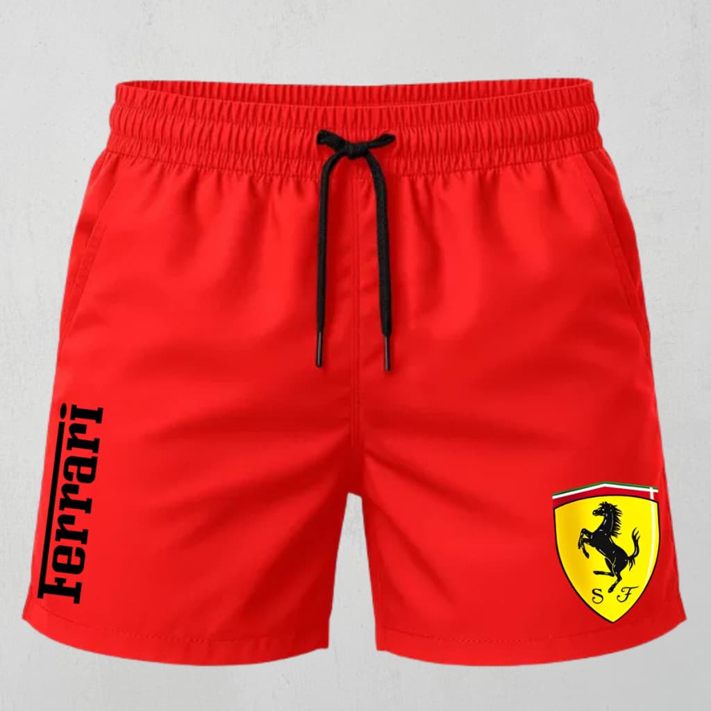 Short Bermuda Tactel Mauricinho Estilo Premium Ferrari Esportivo