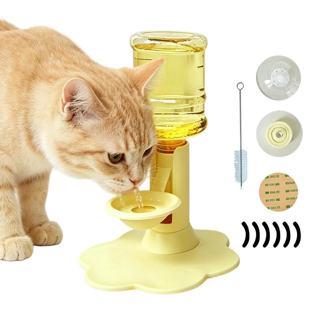 Suporte Elevado Para Bebedouro Com Enchimento Automático Gatos , Estação Dispensadora De Tigela De Água Animais De Estim