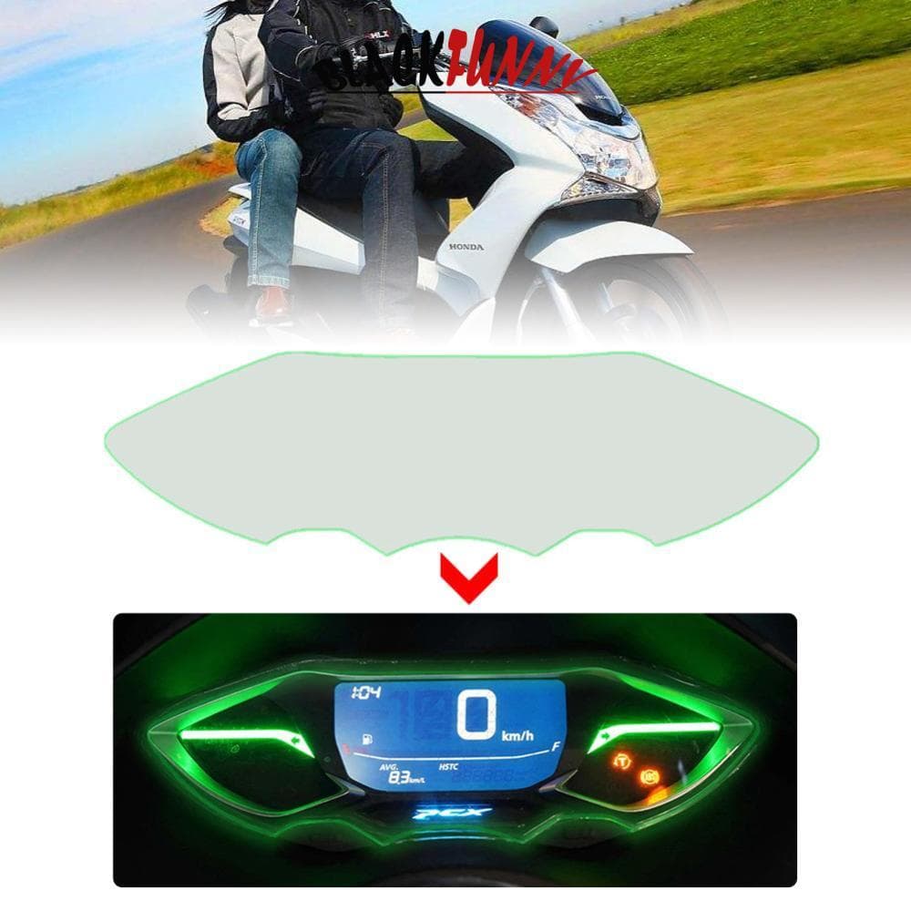 BLACKFUNNY Conjunto De Instrumentos Para Motocicleta , Filme De Proteção Contra Arranhões , Tela De Painel , Protetor TP