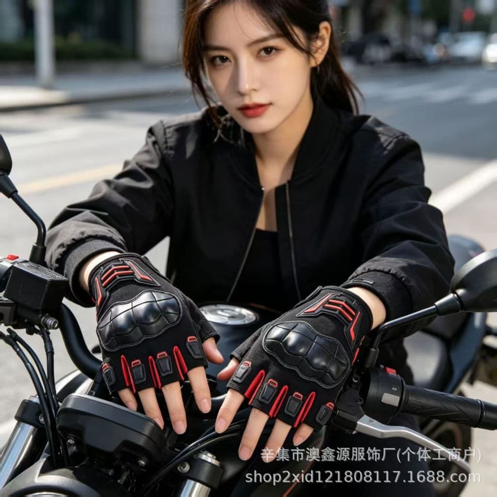 Luvas De Ciclismo De Meio Dedo Modelo 2026 Para Esportes Ao Ar Livre , Passeios De Motocicleta Masculinos E Femininos ,