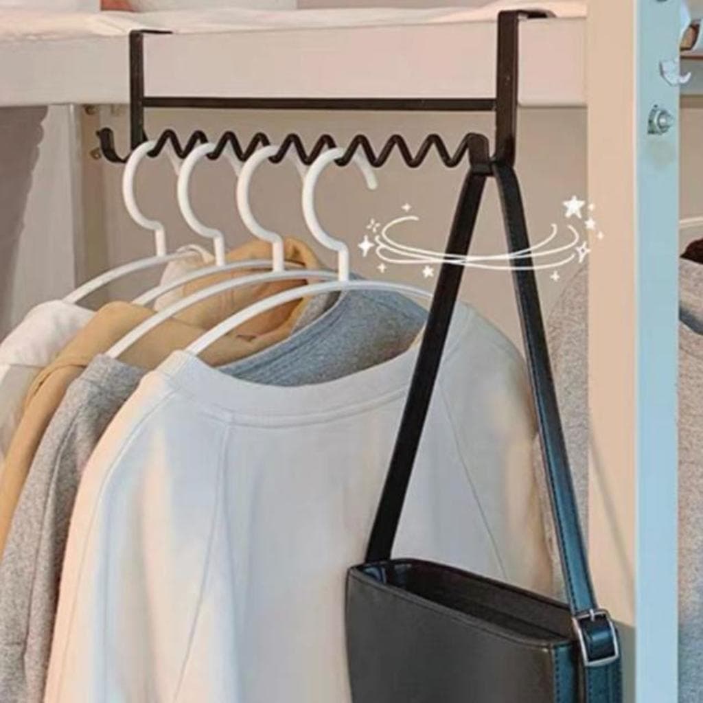 Ganchos Cabide Organizador Preto Para Pendurar Roupa De Cama Garrafas de água, Roupas Multifuncional