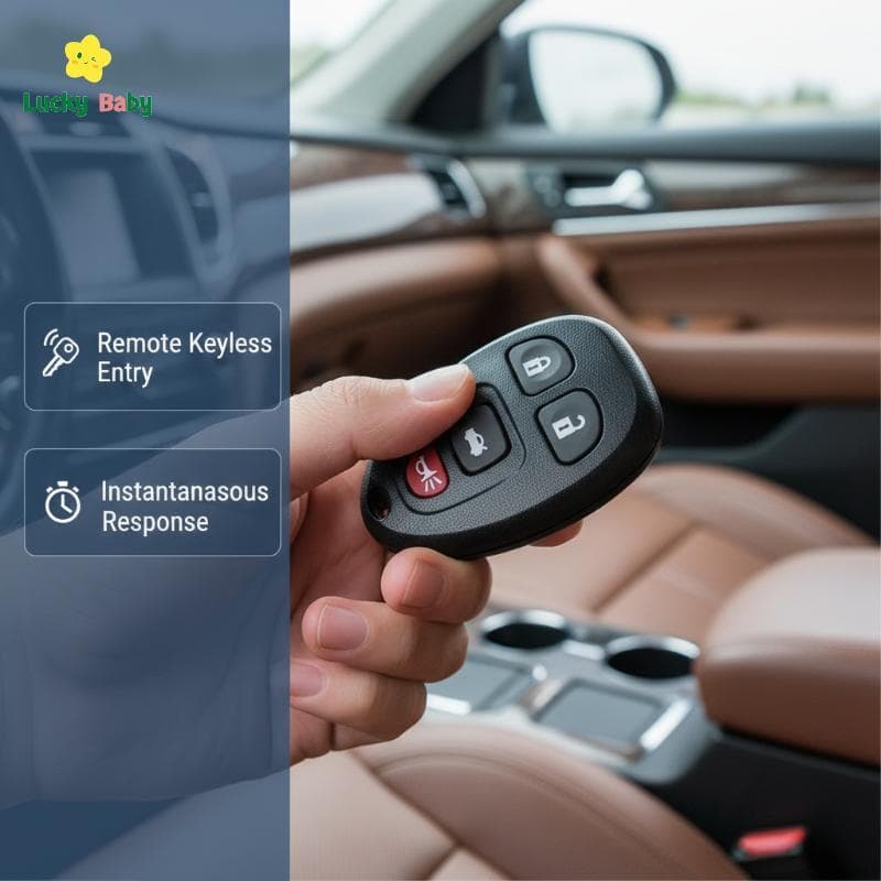 [Luckybaby-t] Universal Car Keyless Entry Remote Fob Shell Caixa De Plástico À Prova D'água Fácil Substituição Tipos De