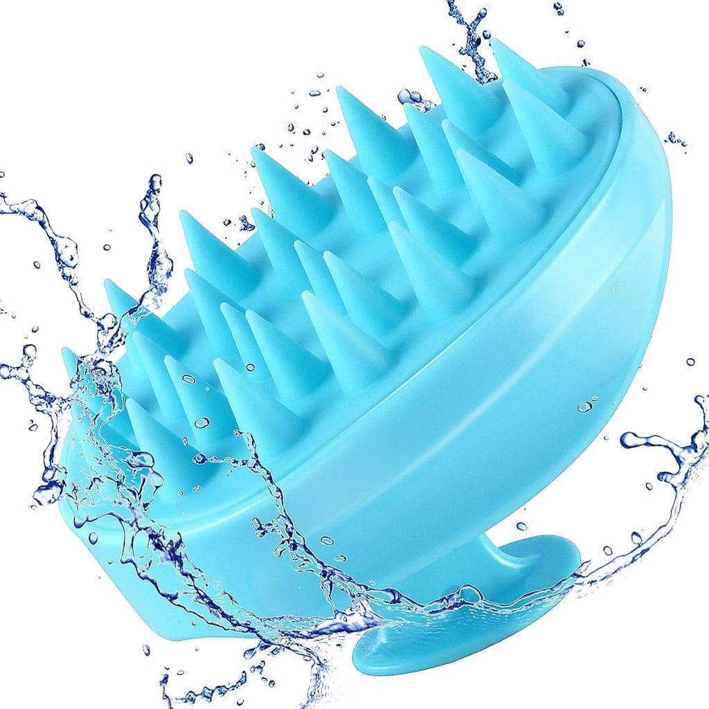 Escova Massageadora de Couro Cabeludo para Shampoo, Escova Esfoliante para Couro Cabeludo, Escova de Banho para Massagem