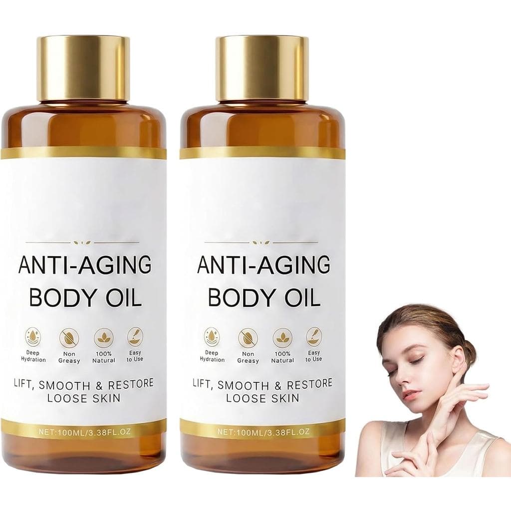 Óleo Corporal Antienvelhecimento, Óleo Corporal Firmador e Tonificante GlowRemedy para Recuperação, Óleo Corporal para M