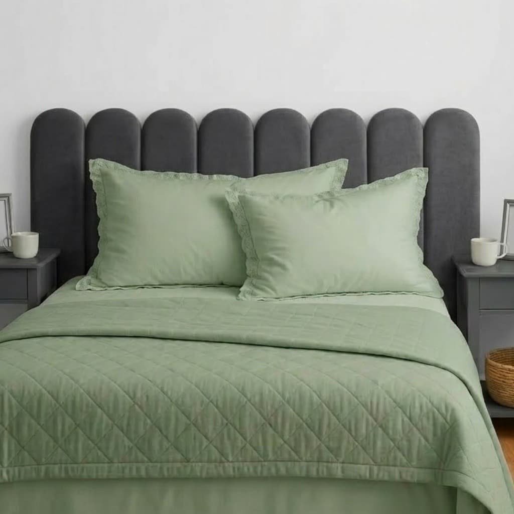 Cabeceira Modular Nuvem 60x20  Ate 10 Mod Arco Premium Suede Aveludado Estofado Cama Box Solt Casal