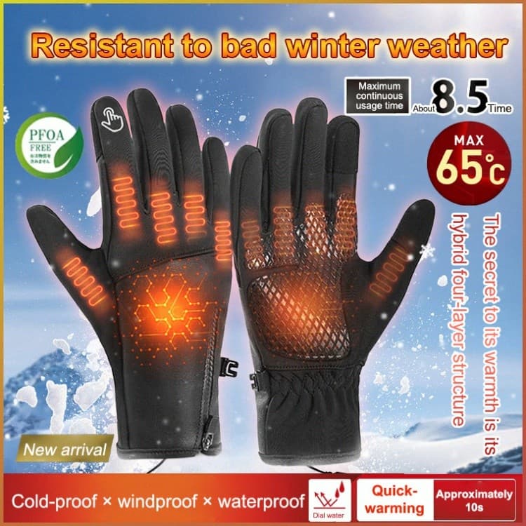 【Ideal para Inverno】SL-Luvas Térmicas para Homens e Mulheres/Luvas de Aquecimento/Resistente ao Frio