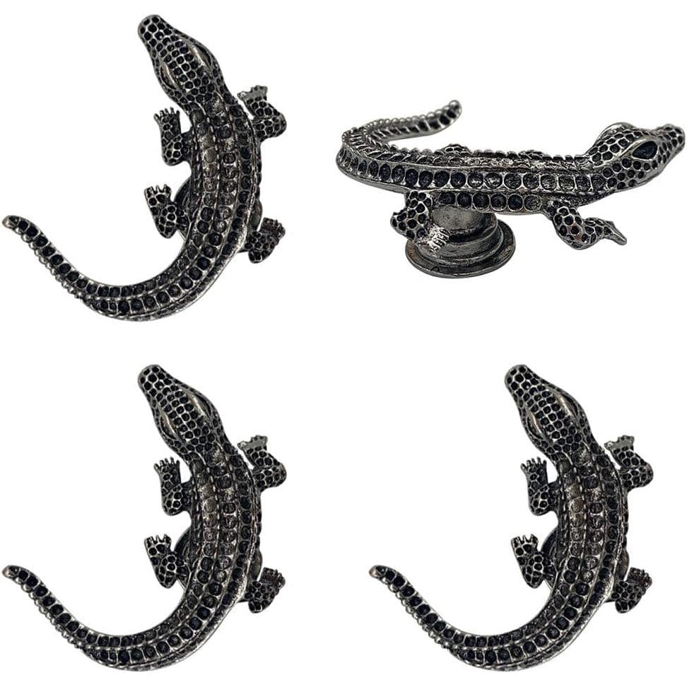 Puxadores Criativos Geentie em Forma de Lagarto para Móveis, Decoração de Portas de Armários, Gavetas e Mesas de Cabecei