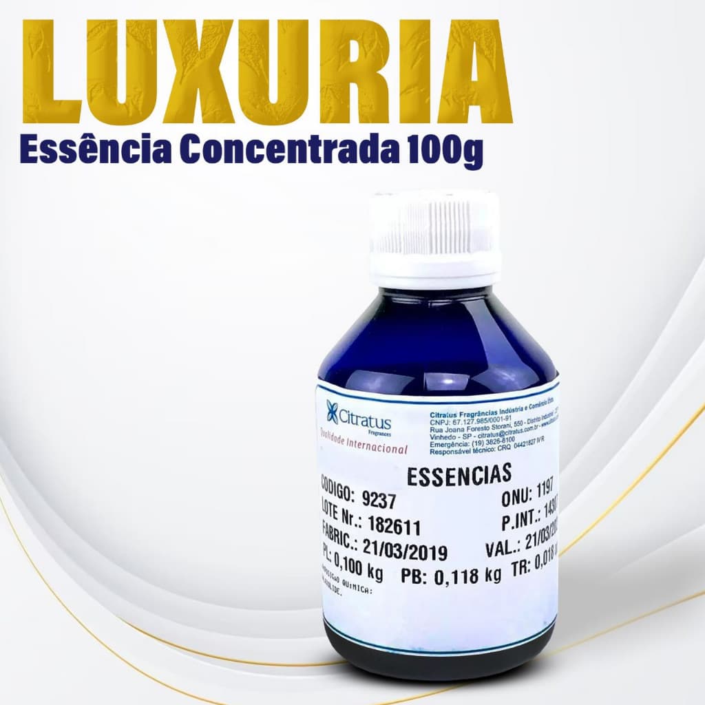 Essência Concentrada Luxuria 100g - Citratus