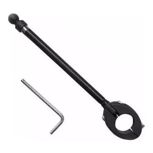 Antena Corta Pipa 7 Estagios Aço Inox Moto Retrátil Anti Cerol Guidão Antena Retrovisor Anti Cerol  Moto Retrátil