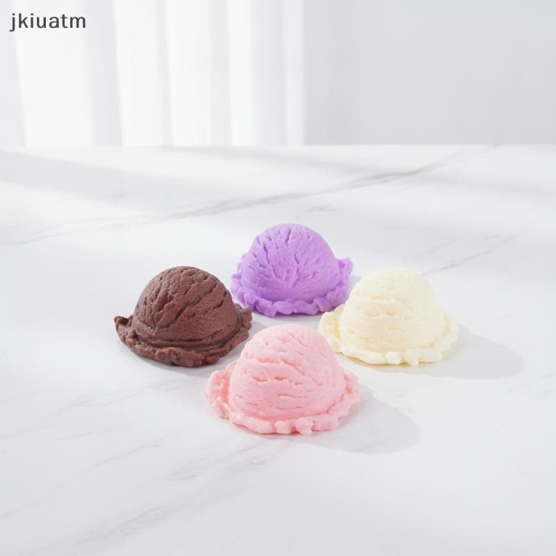 [jkiuatm] Modelo De Cone De Sorvete Falso Realista Simulação Bola De Sobremesa Para Decoração De Cozinha Doméstica Resta