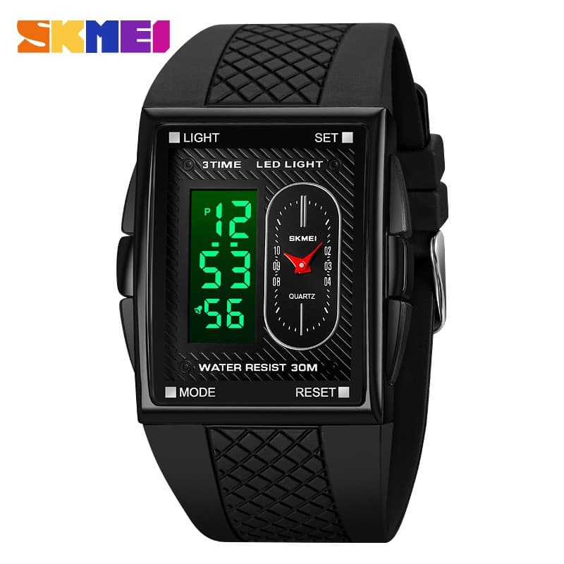 SKMEI Moda Relógio digital Multifuncional De Duplo Movimento De Tempo 2213