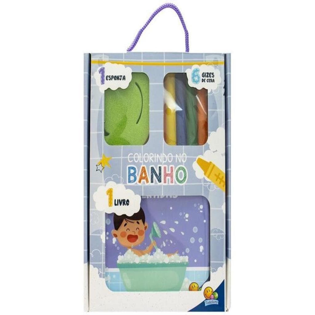Livro - Colorindo No Banho (Esp/Giz) - Bolhas Divertidas