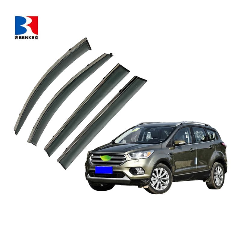 premium-Vent Shade Sun Rain Guards Para FORD ESCAPE/KUGA 2013-2019 Viseiras De Janela Lateral Defletores De Vento