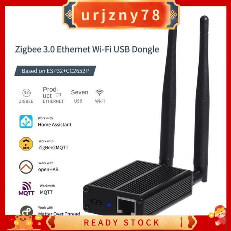 Zigbee/Rosca USB Dongle ETH-52P Para MQTT Assistente Doméstico ZHA Openthread Zigbee3.0 WiFi Gateway Coordenador