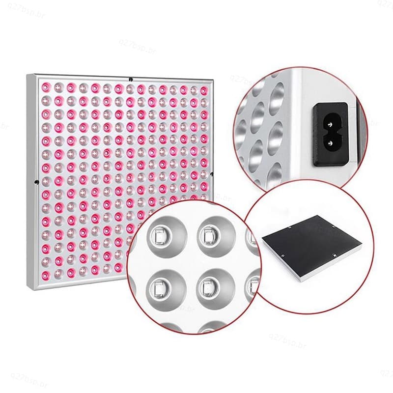Led Planta Crescer Luz Anti Envelhecimento 660nm Painel De Vermelha Terapia 850nm Conjunto De Lâmpada De Infravermelha P