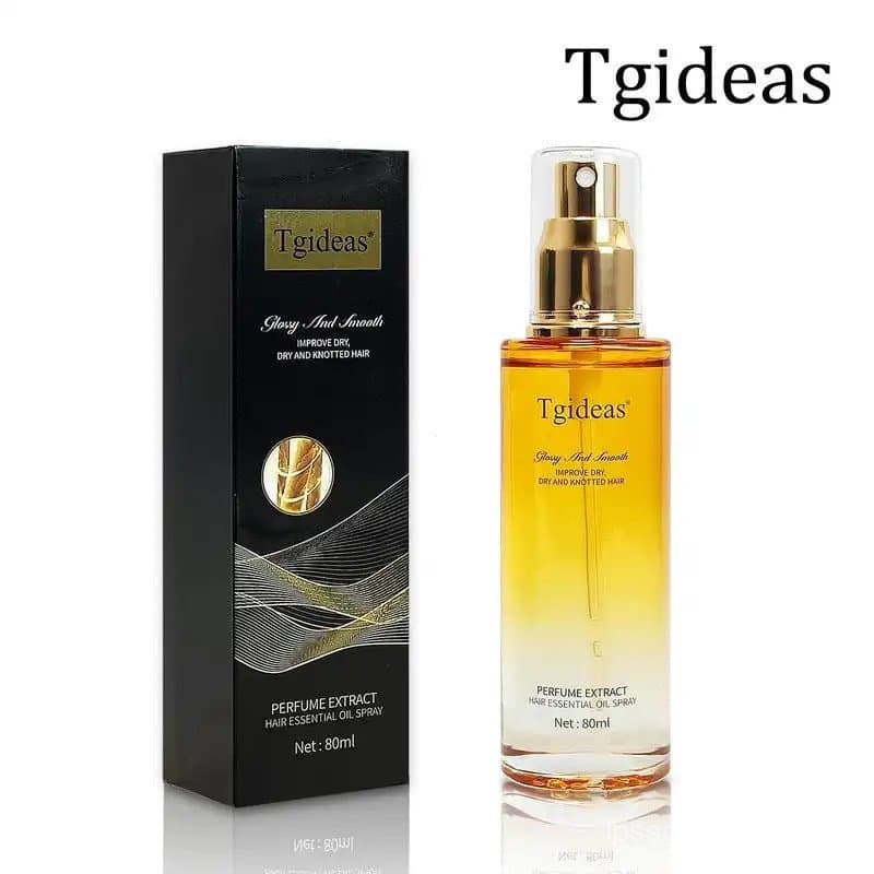 Óleo capilar Tgideas 80ml, spray fortificante para couro cabeludo e cabelo 100ml, condicionador sem enxágue, shampoo