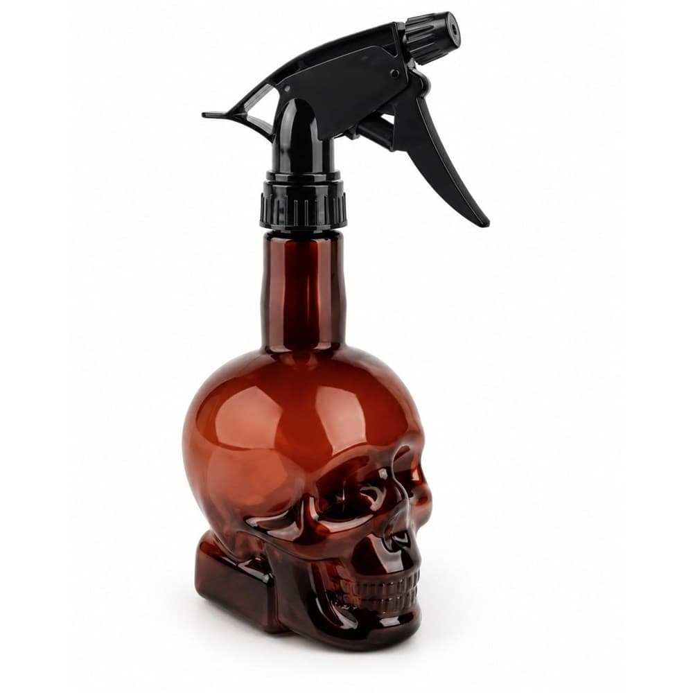 Borrifador Spray de Água para Cabeleireiro Caveira Marrom cod 1800