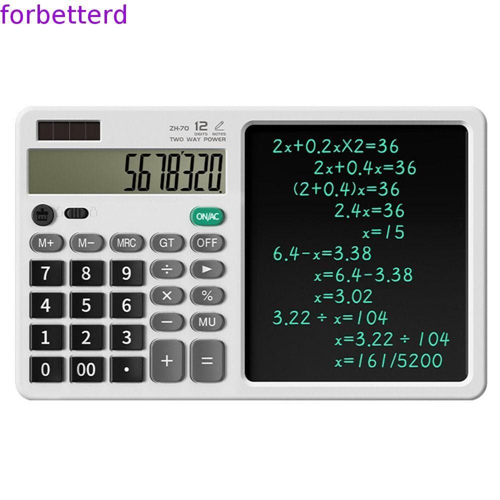 Calculadora Científica , Calculadoras De Função Portáteis 2 Em 1 Com Tablet , Bloco De Desenho LCD Multifuncional Para E