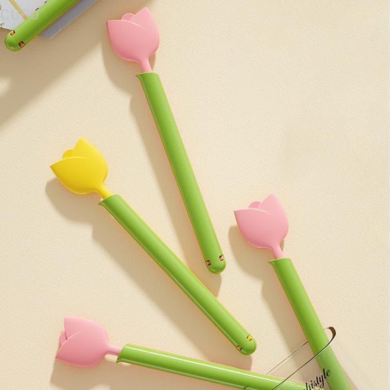 [CU] 5 Unidades De Clipes De Vedação De Tulipa Para Cozinha , Lanche , Bolsa Com Armazenamento Magnético Caixa Reutilizá