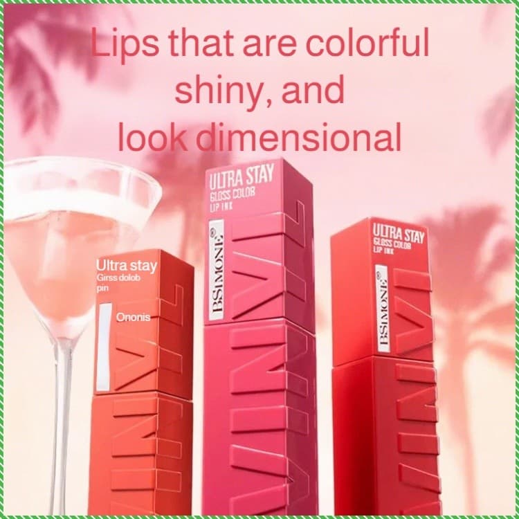 [Hidratante Natural] Brilho Natural Batom/Gloss Labial/Hidratante/Cor/Beleza