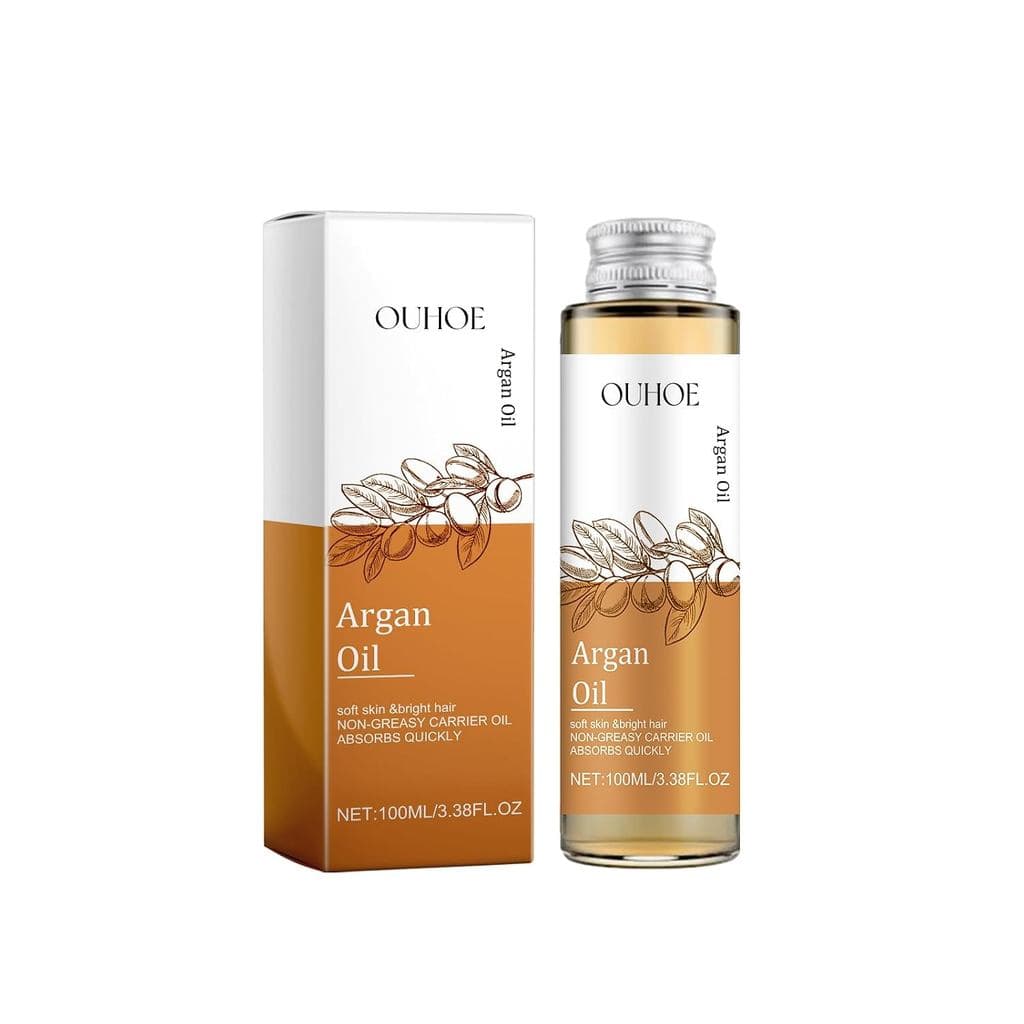 Óleo de Argan Multiuso para Cabelo e Pele, Fórmula Leve e Não Oleosa com Jojoba para Suavizar, Alisar e Proporcionar Hid