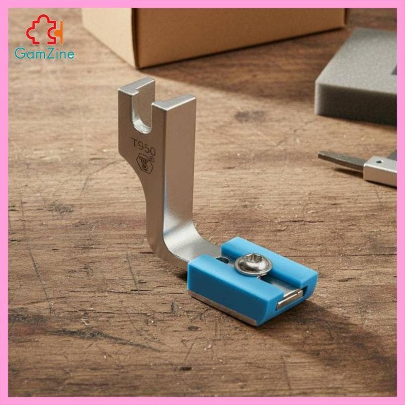 [lzdxwcke2] Calcador De Máquina De Costura Industrial T950 Coleta Para Babados Consistentes E Franzido Decorativo