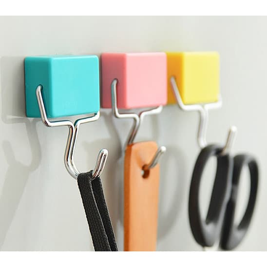 Forte sucção não-marcação gancho magnético criativo cozinha geladeira simples ímã pegajoso gancho microondas ferro-absor