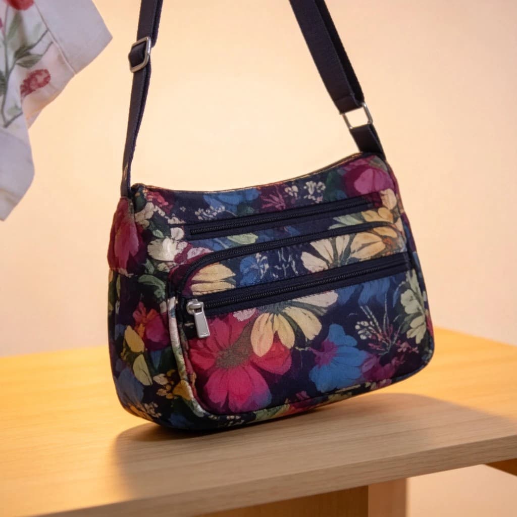 Versão coreana Oxford Pano Casual Bolsa Pequena Bolsa para Celular Leve Bolsa Feminina de Grande Capacidade Bolsa de Lon