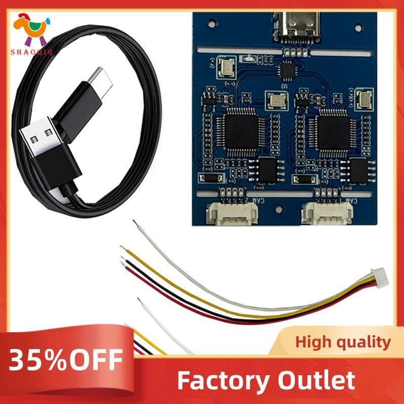 Vídeo AV/CVBS De 2 Canais Para Saídas USB 1080P Graber Módulo De Placa De Captura Unidade Gratuita Android