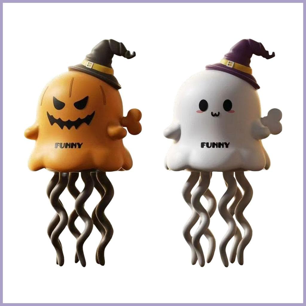 Wind Up Abóbora Brinquedo Engraçado Fidget Relaxante Calmante Mesa Decoração Halloween Dança Figura De Corda Para onwasv
