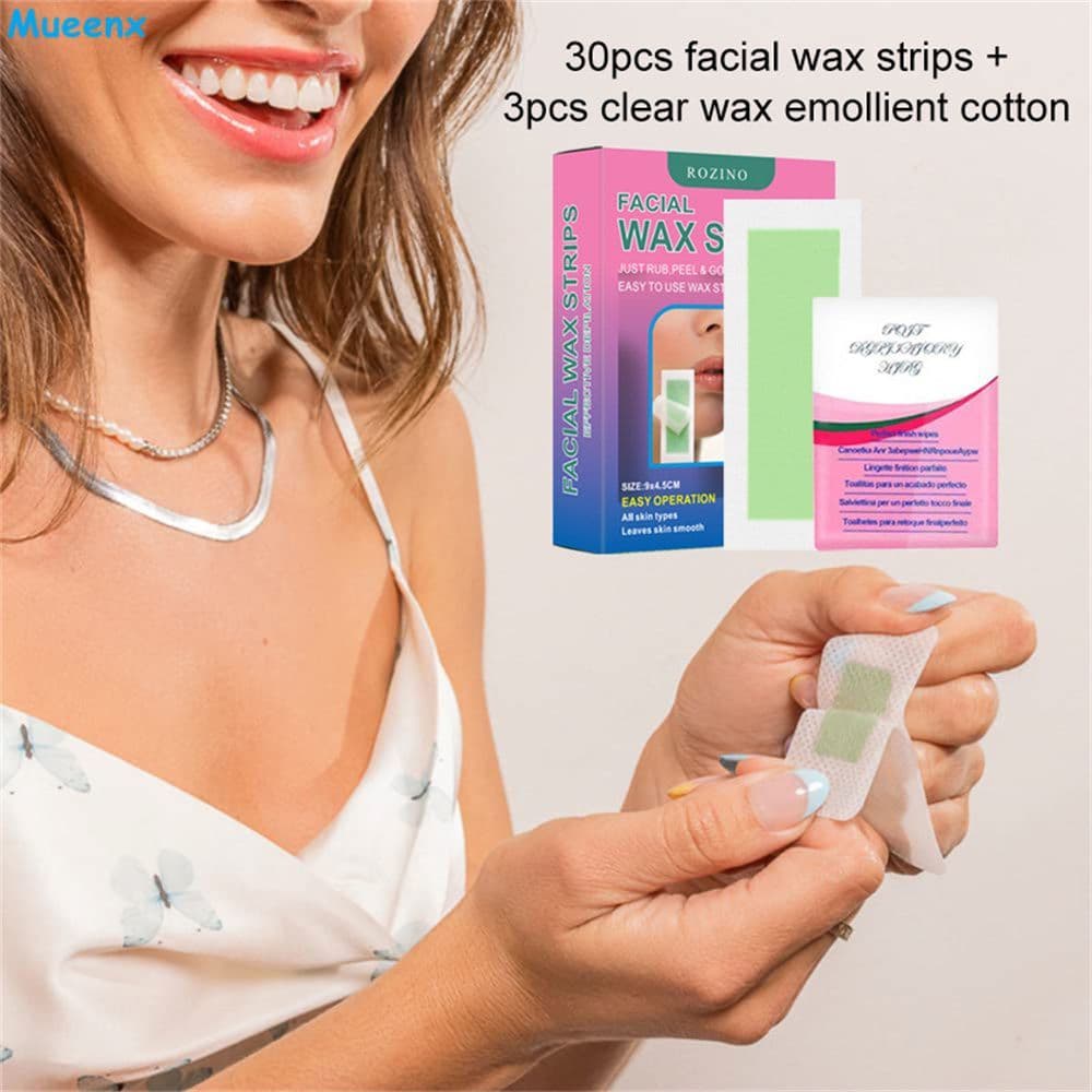 Papel Depilatório para Depilação Labial e Remoção de Pelos, Produtos para Depilação Axilar, Depilação com Papel