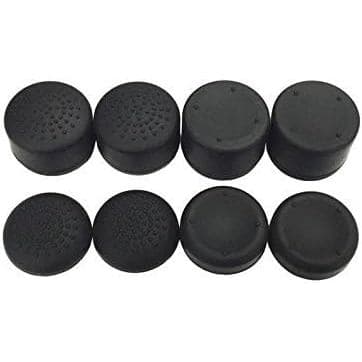 Ambertown Pacote com 8 Peças de Grips Antiderrapantes para Joysticks de Controle Analógico, Capas para Joysticks para PS