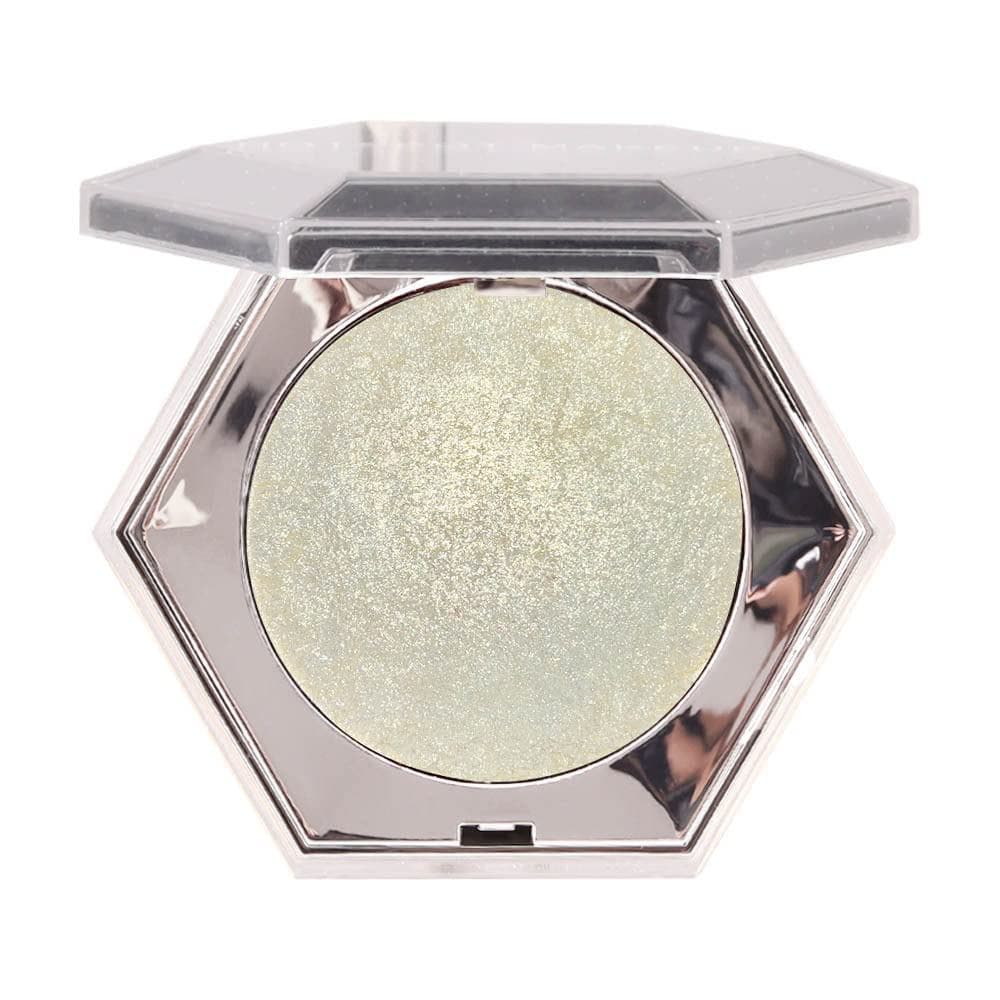 Paleta de Maquiagem Iluminadora Shimmer Pearl Champagne Gold, Iluminador Facial, Blush e Paleta de Maquiagem com Ilumina