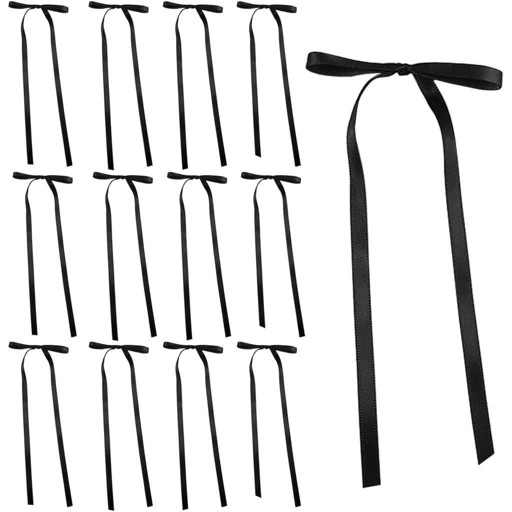 Laços de Fita de Cetim, 30 Peças, 3,5x7,5 Polegadas, Laços para Decoração de Bolos Vintage, Decorações para Festas com T