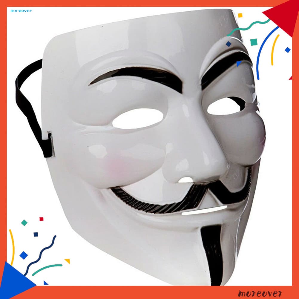 Mais Hacker Anônimo V Para Vendetta Master Máscara Facial Vestido Extravagante Adereços De Halloween