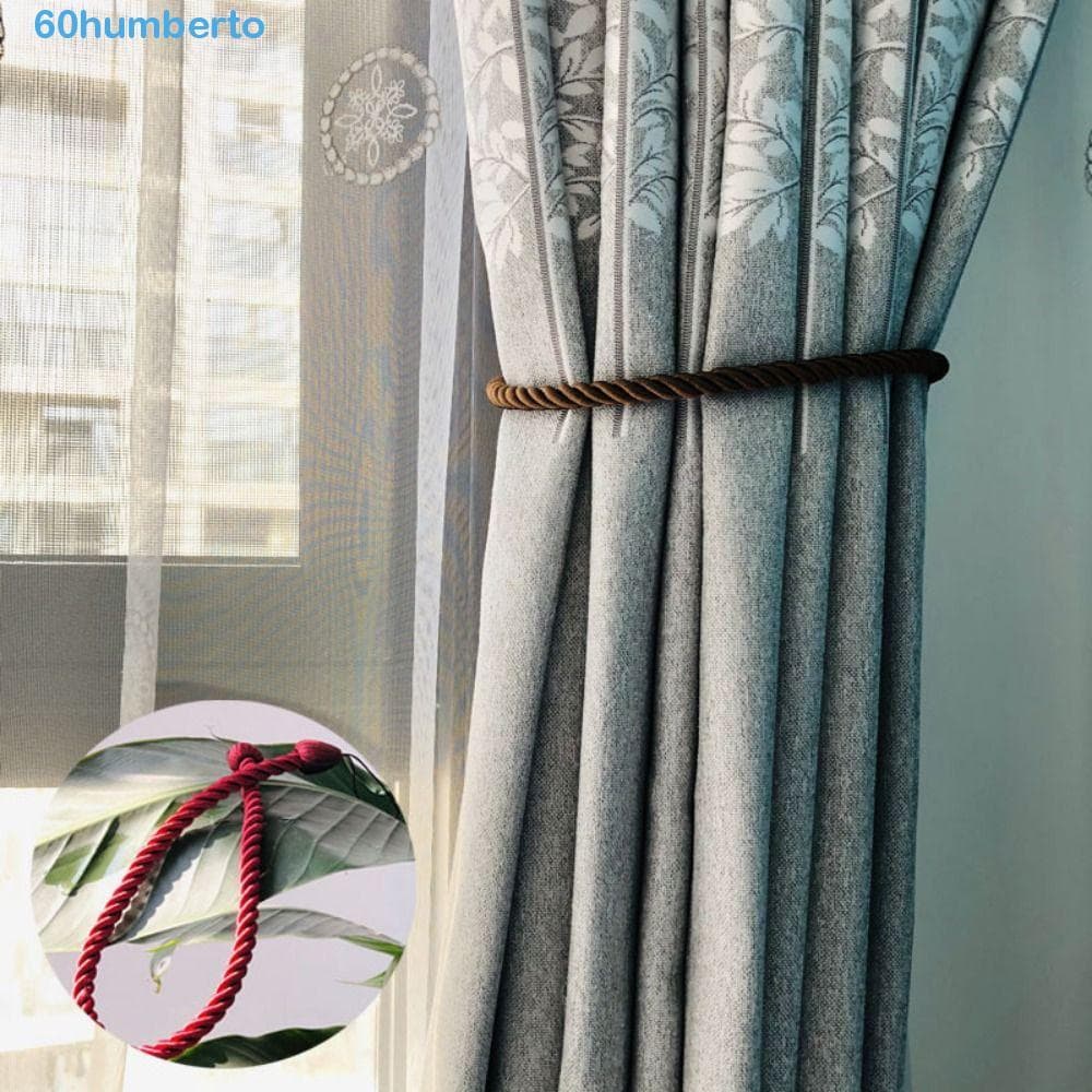 HUMBERTO 2 Peças De Amarração De Cortina Tecida , Corda De Ligação De Cortinas Estilo Ins De Luxo Leve , Artesanais Eleg