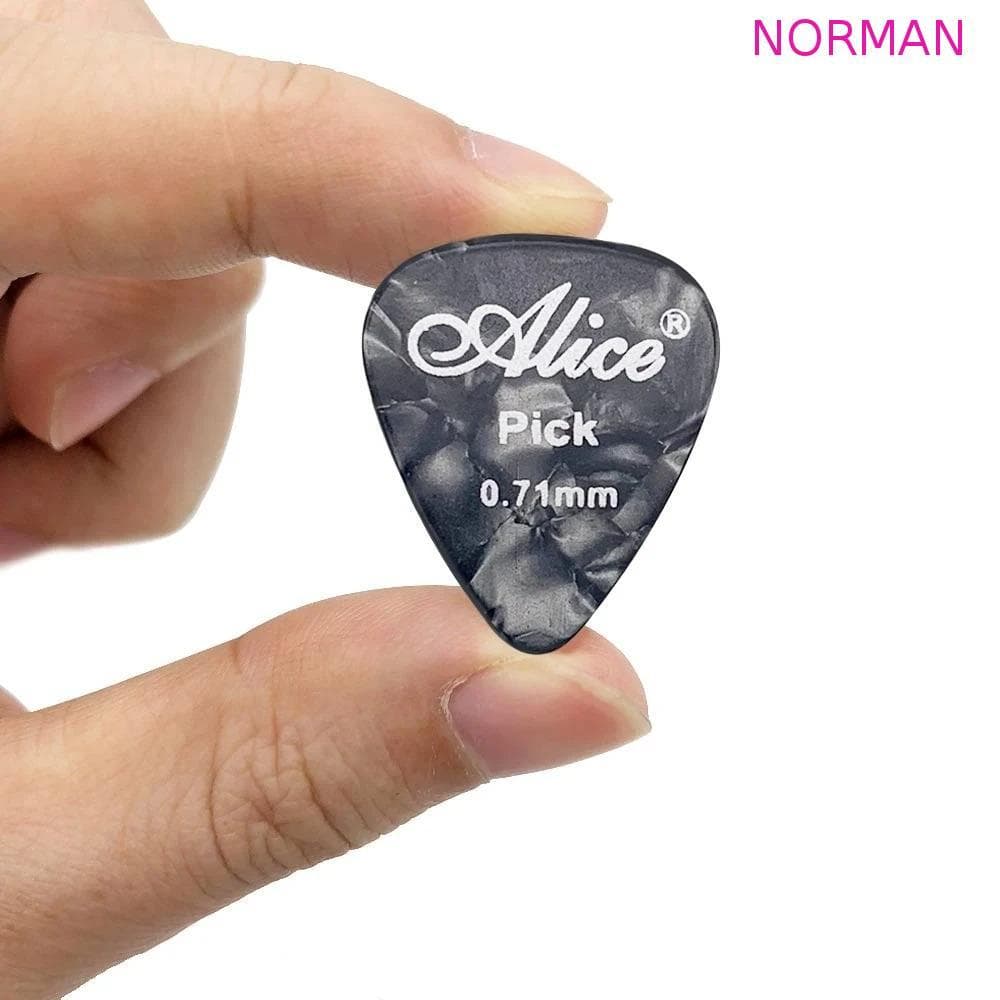 NORMAN 5 Peças Palhetas De Celulóide Coloridas , Guitarra Palheta Cor Mista ,