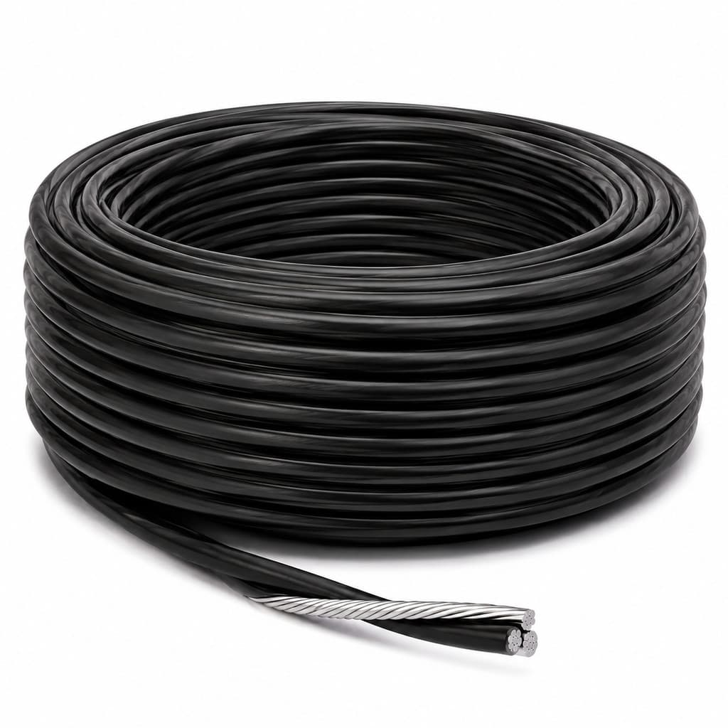 Cabo Multiplexado Duplex 16mm² Alumínio XLPE Lamesa Rolo 100 Metros