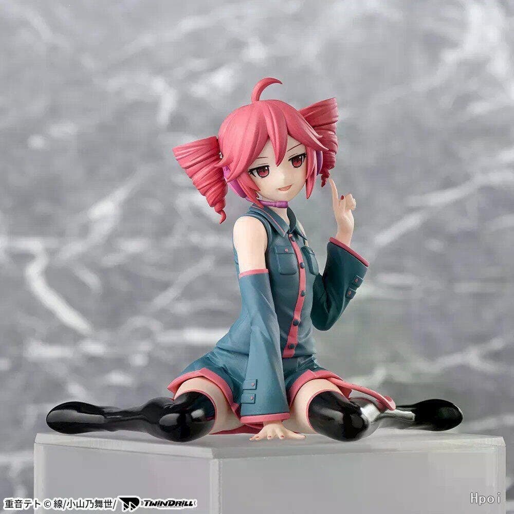 Doméstico Hatsune Miku Série Sentada Accent TETO Cantor Virtual Figura Ornamentos Figura de destaque Ornamentos Mercador