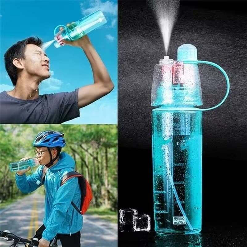Garrafa De Água Em Spray De 600ml , Copo Portátil , Garrafas Atomizadoras , Jarro , Esportes Ao Ar Livre , Academia , Be
