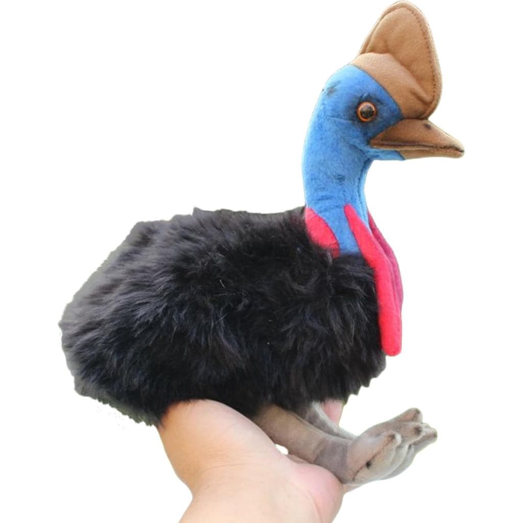 Pelúcia Realista de Cassuário - Animal de Pelúcia Emu de 8,66'' - Almofada Macia e Fofa