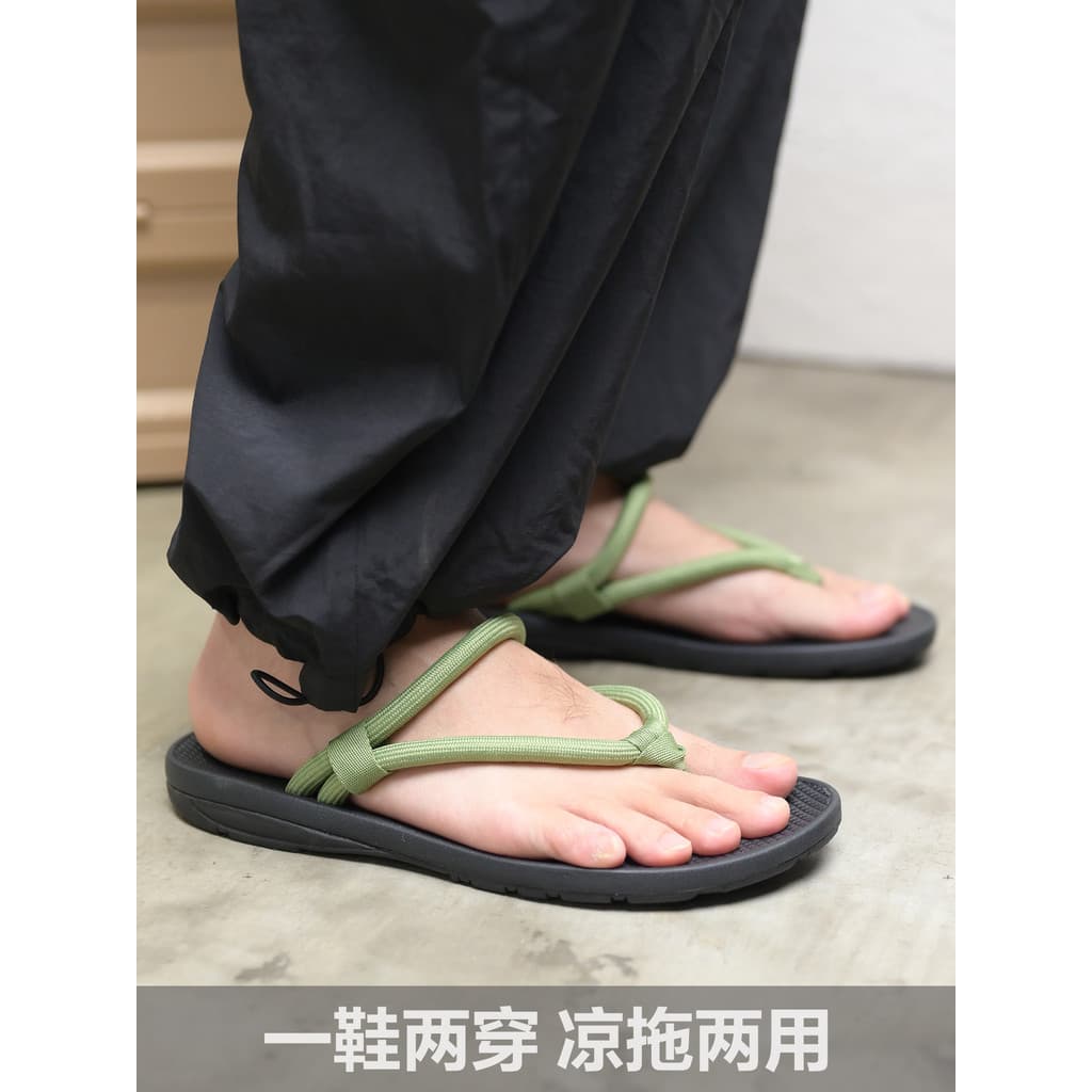 Sandálias masculinas de verão 2026 novo estilo chinelos masculinos leves chinelos antiderrapantes sandálias vietnã
