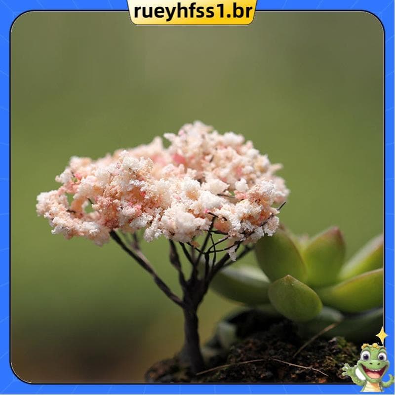 Micro-Paisagem Árvores Artificiais Decorações Musgo Paisagismo Acessórios E Pequenos Ornamentos