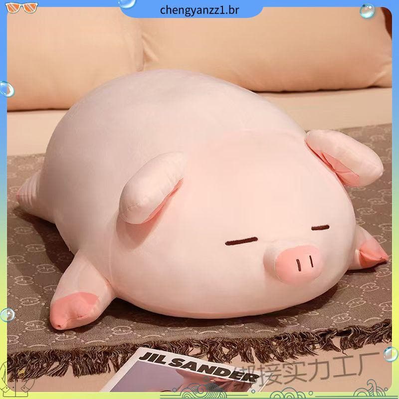 Bonito bonito Piggy boneca menina dormindo brinquedo de pelúcia porco boneca super macio crianças super bonito menina pr