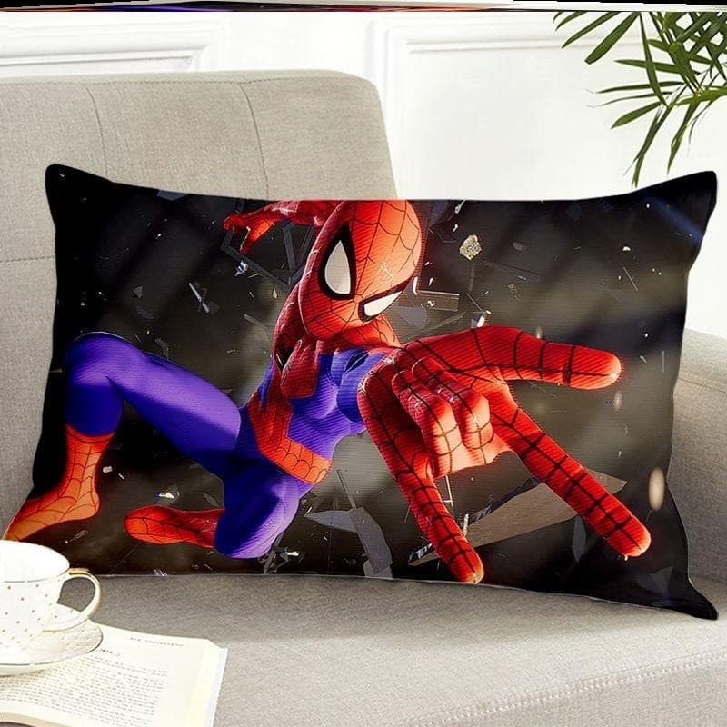 Spiderman crianças fronha dos desenhos animados puro algodão fronha meninos crianças cidade heróis travesseiro fronha qu